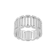 Bague femme - Oxyde de zirconium - Argent 925