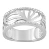 Bague femme - Oxyde de zirconium - Argent 925 - vue V1