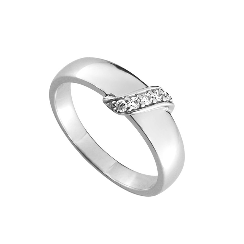 Bague femme - Oxyde de zirconium - Argent 925 - vue 2