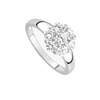 Bague femme - Oxyde de zirconium - Argent 925 - vue V2