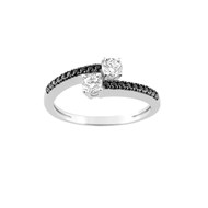 Bague femme - Oxyde de zirconium - Argent 925