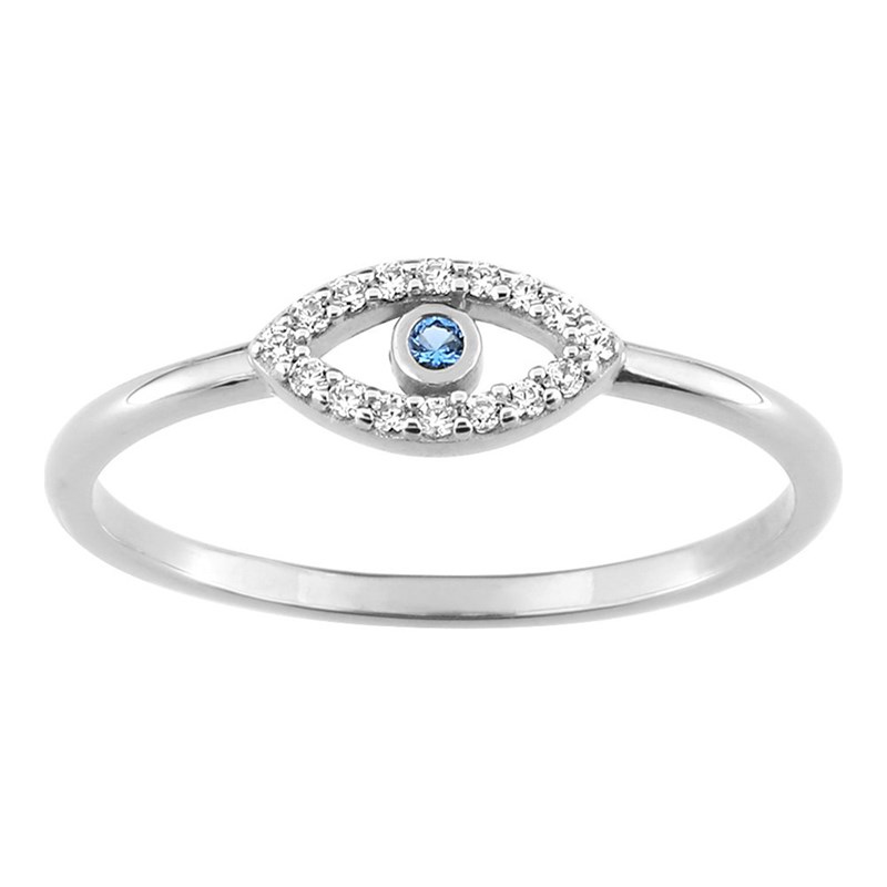 Bague femme - Oxyde de zirconium - Argent 925