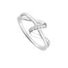 Bague femme - Argent 925 - Oxyde de zirconium - vue V2