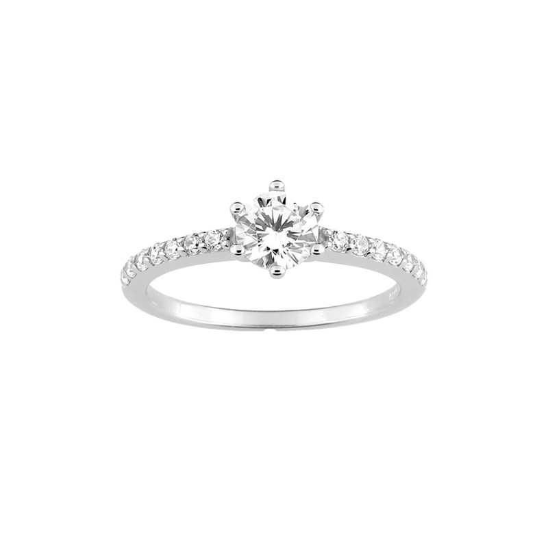 Bague femme - Argent 925 - Oxyde de zirconium