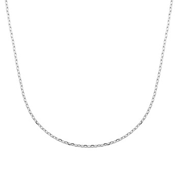 Chaine Mixte - Argent 925 - Chaîne forçat diamantée - Largeur : 2,6 mm - Longueur : 50 cm