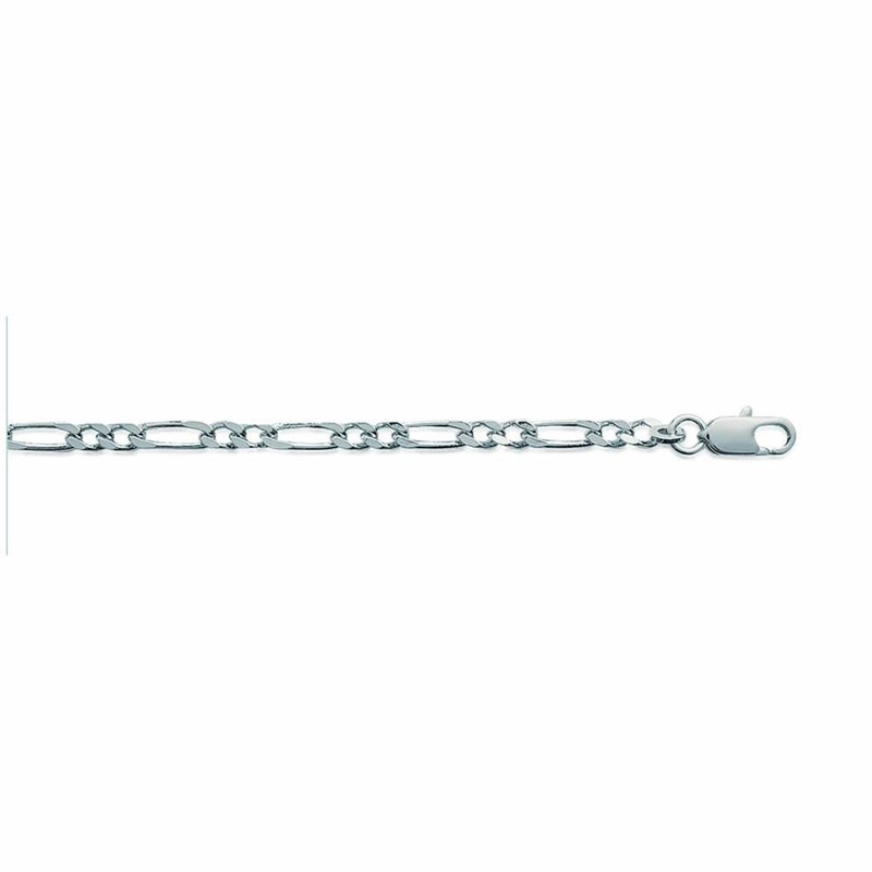 Chaine Homme - Argent 925 - Cheval alternée 1+2 - Largeur : 3 mm - Longueur : 50 cm