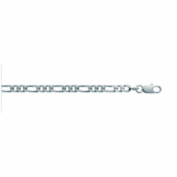 Chaine Homme - Argent 925 - Cheval alternée 1+2 - Largeur : 3,5 mm - Longueur : 50 cm