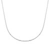 Chaine Mixte - Argent 925 - Chaîne forçat diamantée - Largeur : 2,6 mm - Longueur : 50 cm - vue V1