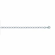 Chaine Femme - Argent 925 - Chaîne corde - Largeur : 3 mm - Longueur : 45 cm