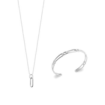 Damesketting - Zilver 925 - Lengte: 45 cm