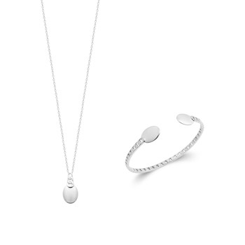 Damesketting - Zilver 925 - Lengte: 45 cm