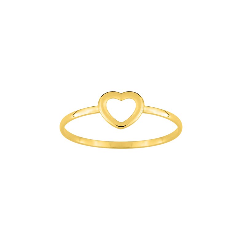 Bague femme - Or 9 Carats - Coeur