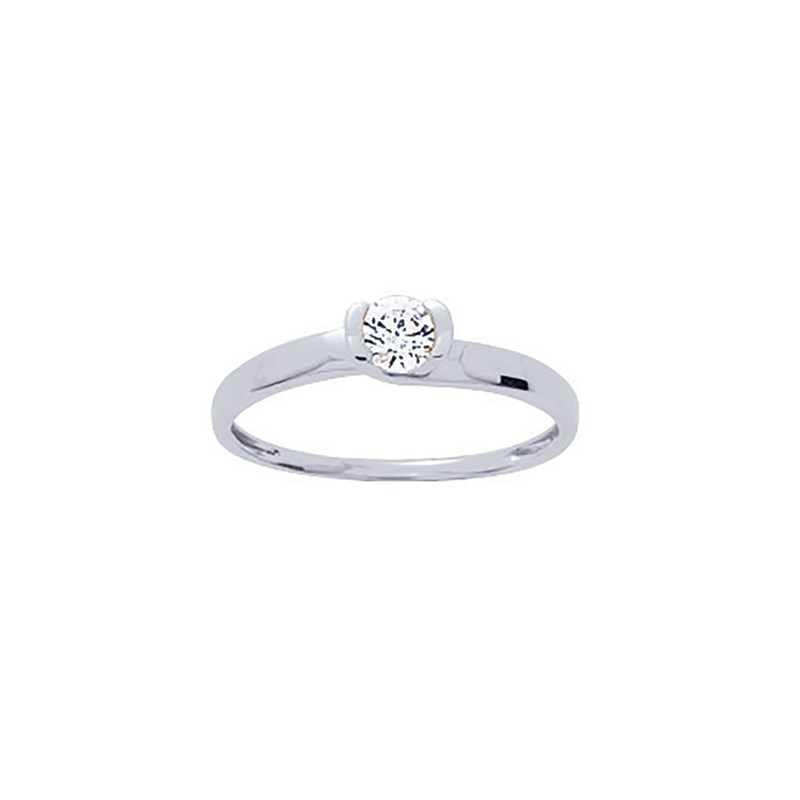 Bague Femme - Oxyde de zirconium - Or 9 Carats