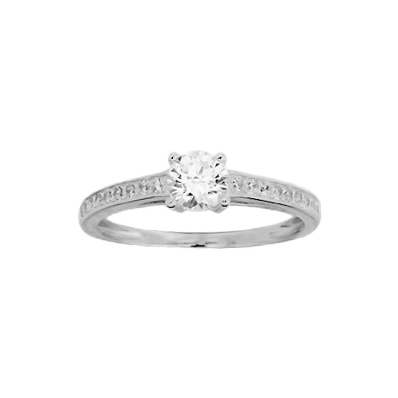 Bague Femme - Oxyde de zirconium - Or 9 Carats