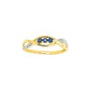 Bague Femme - saphir - Or 9 Carats - vue V1