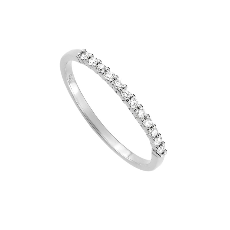 Bague Femme - Oxyde de zirconium - Or 9 Carats - vue 2