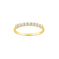 Bague Femme - Oxyde de zirconium - Or 9 Carats