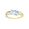 Bague Femme - topaze - Or 9 Carats - vue V1