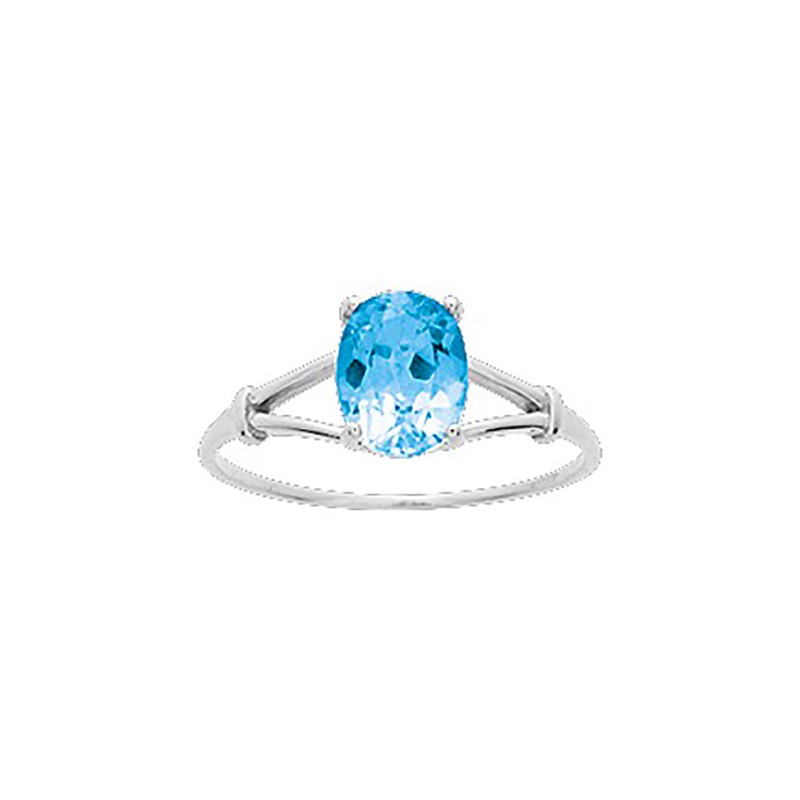 Bague Femme - topaze - Or 9 Carats