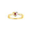 Bague Femme - rubis - Or 9 Carats - vue V1