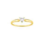 Bague Femme - Oxyde de zirconium - Or 9 Carats