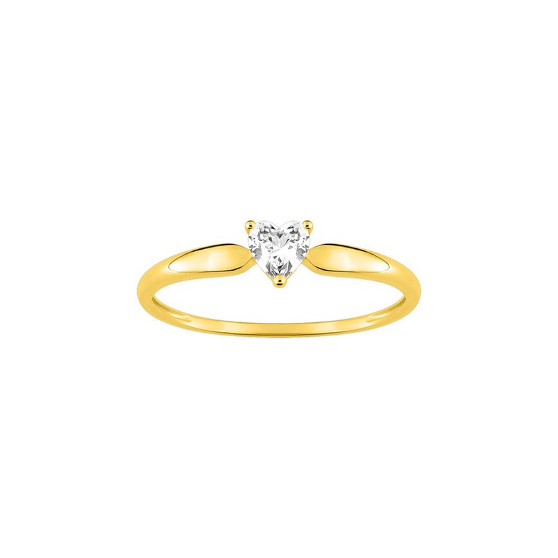 Bague Femme - Oxyde de zirconium - Or 9 Carats