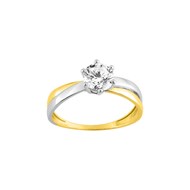 Bague Femme - Oxyde de zirconium - Or 9 Carats