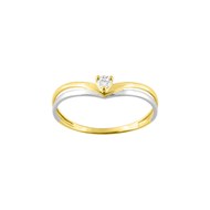 Bague Femme - Oxyde de zirconium - Or 9 Carats