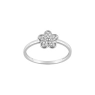 Bague Femme - Oxyde de zirconium - Or 9 Carats