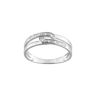 Bague Femme - Oxyde de zirconium - Or 9 Carats