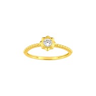 Bague Femme - Oxyde de zirconium - Or 9 Carats