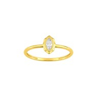 Bague Femme - Oxyde de zirconium - Or 9 Carats