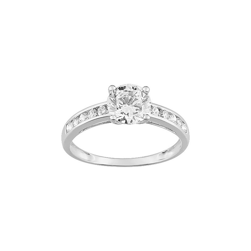 Bague Femme - Oxyde de zirconium - Or 9 Carats