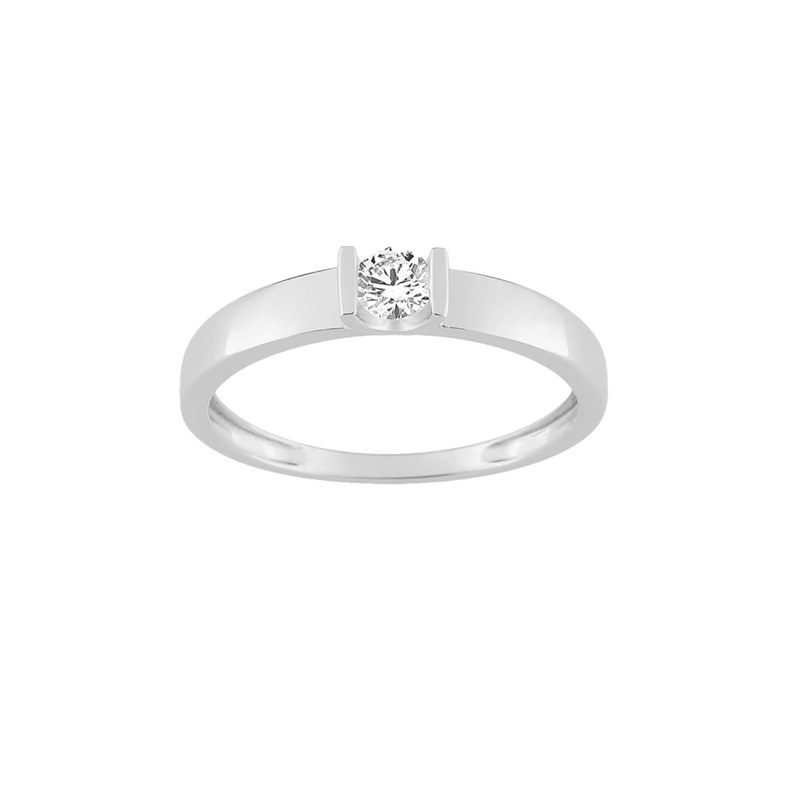 Bague Femme - Oxyde de zirconium - Or 9 Carats