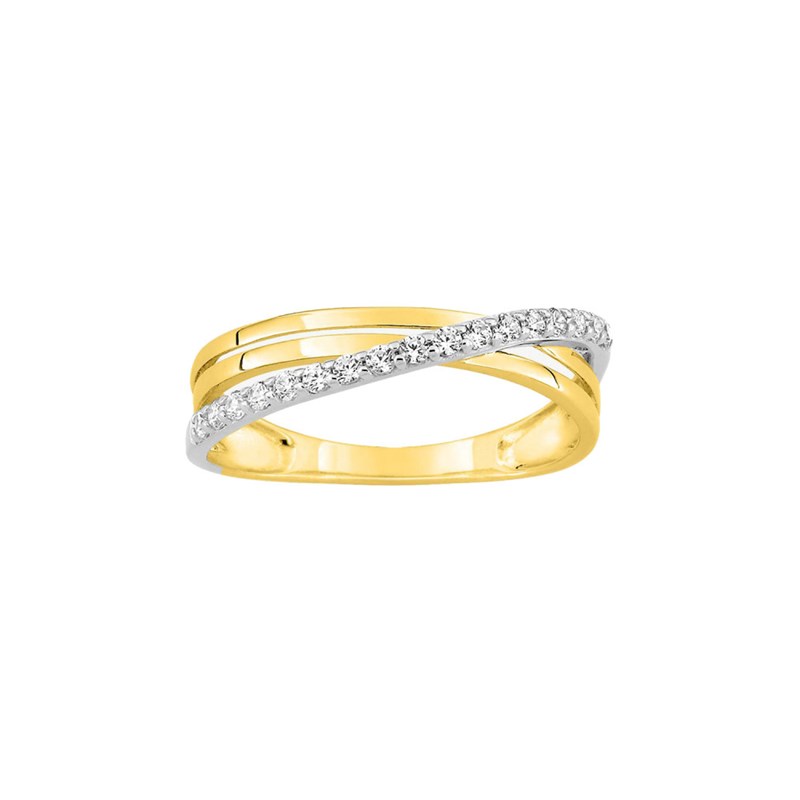 Bague Femme - Oxyde de zirconium - Or 9 Carats