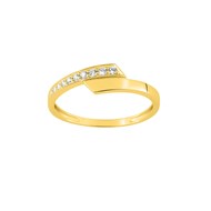 Bague Femme - Oxyde de zirconium - Or 9 Carats