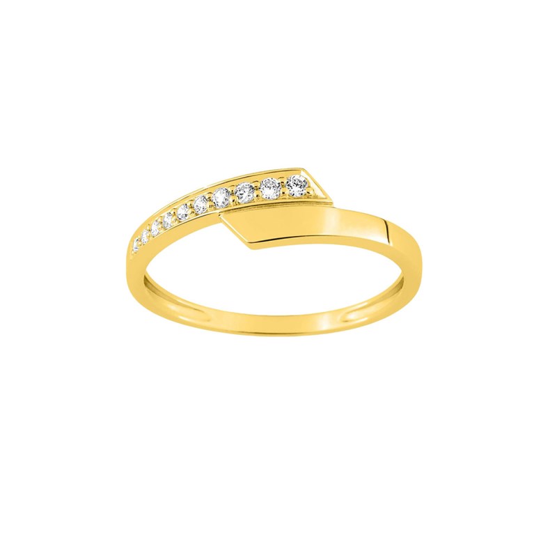 Bague Femme - Oxyde de zirconium - Or 9 Carats