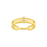 Bague Femme - Oxyde de zirconium - Or 9 Carats