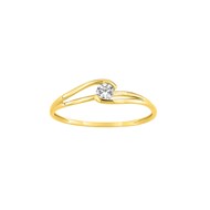 Bague Femme - Oxyde de zirconium - Or 9 Carats