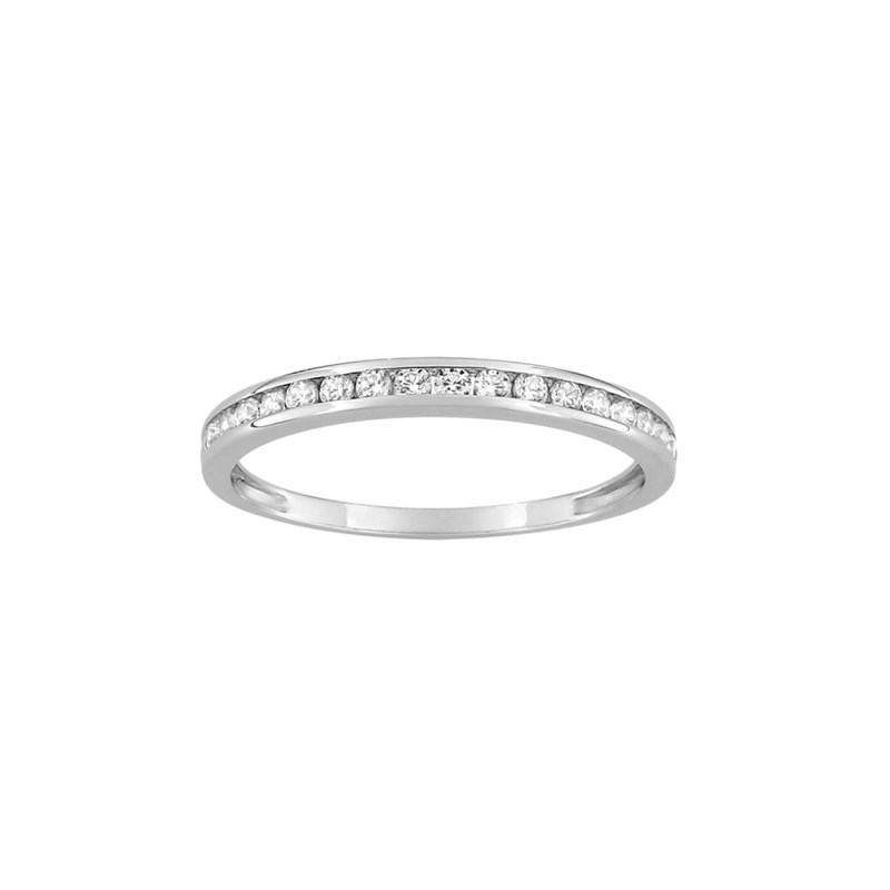 Bague Femme - Oxyde de zirconium - Or 9 Carats