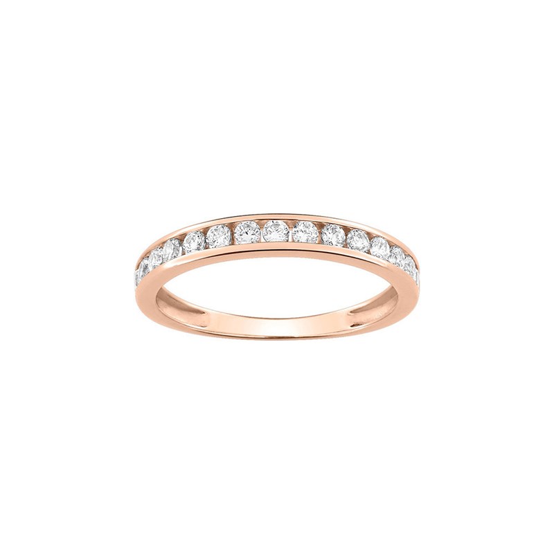 Bague Femme - Oxyde de zirconium - Or 9 Carats