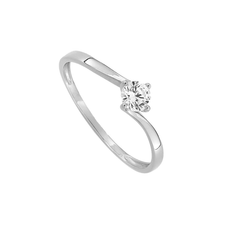 Bague Femme - Oxyde de zirconium - Or 9 Carats - vue 2