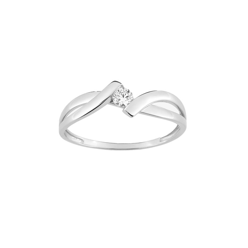 Bague Femme - Oxyde de zirconium - Or 9 Carats