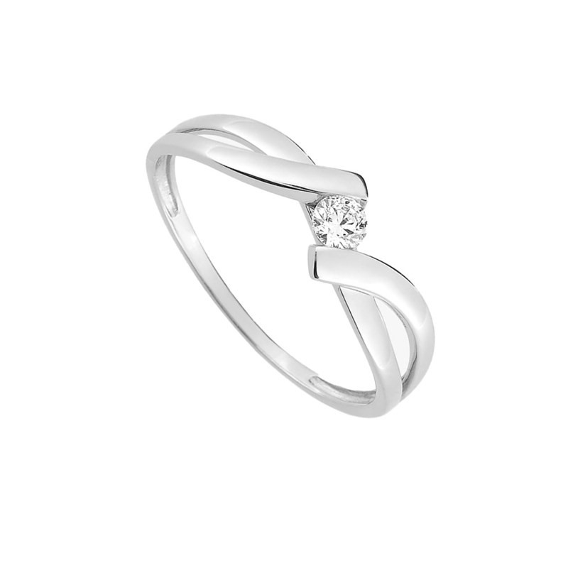 Bague Femme - Oxyde de zirconium - Or 9 Carats - vue 2