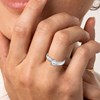 Bague Femme - Oxyde de zirconium - Or 9 Carats - vue V3