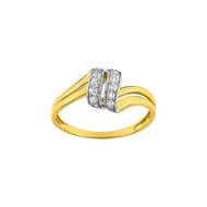 Bague Femme - Oxyde de zirconium - Or 9 Carats