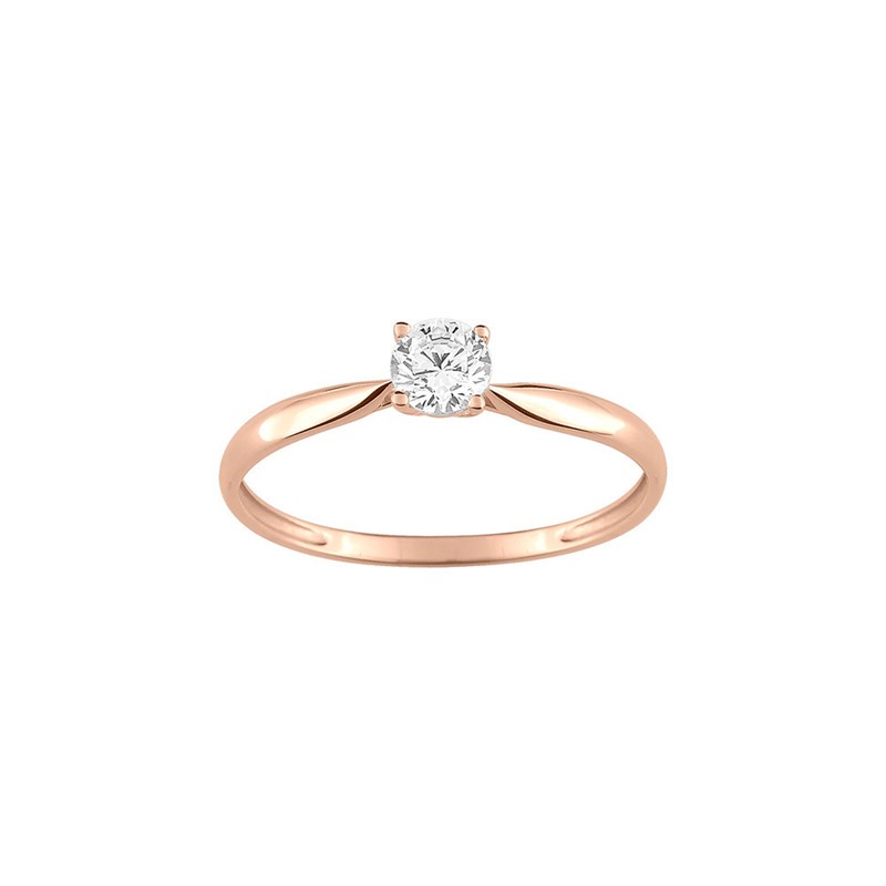 Bague Femme - Oxyde de zirconium - Or 9 Carats