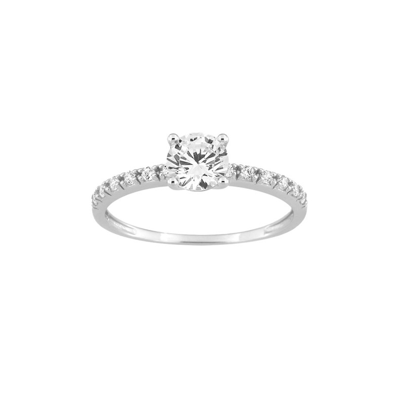 Bague Femme - Oxyde de zirconium - Or 9 Carats