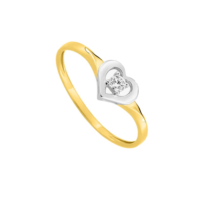 Bague Femme - Oxyde de zirconium - Or 9 Carats - vue 2