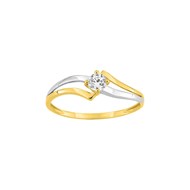 Bague Femme - Oxyde de zirconium - Or 9 Carats